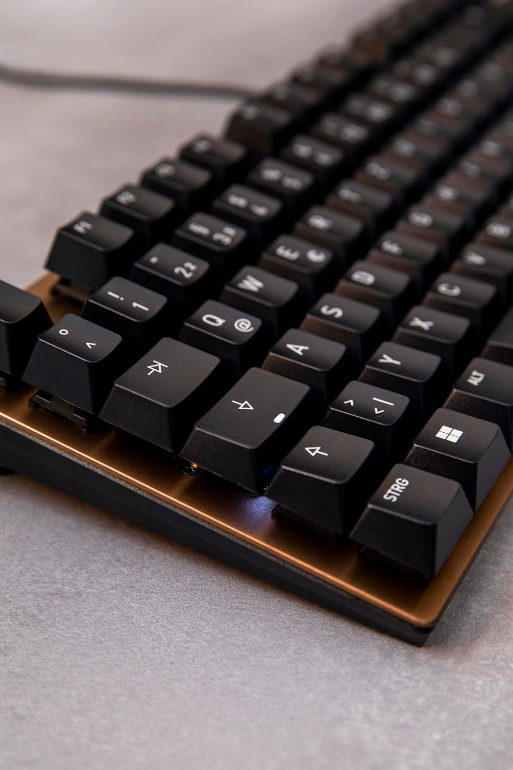 Cherry KC 200 MX Mechanical Office Keyboard with New MX2A switches Black/Bronze