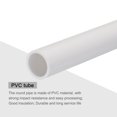 thumbnail image 4 of Unique Bargains PVC Rigid Round Pipe 16mm ID 20mm OD 20cm/8' Length White High Impact for Water Pipe, Crafts, Cable Sleeves, 4 of 6
