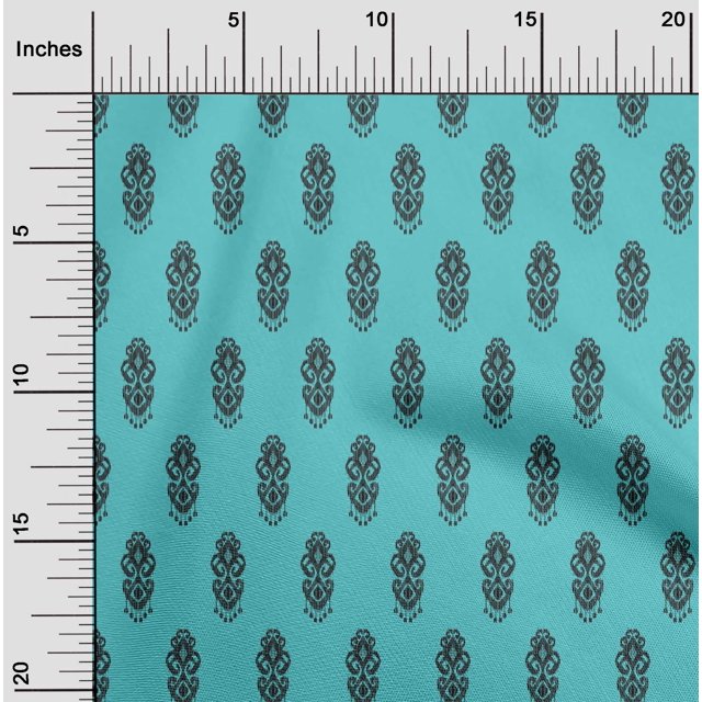 oneOone Coton Tissu Imprimé Ethnique Ikat 1 Yard 56 Inch Wide