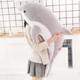 thumbnail image 2 of Simulation Dolphin Plush Toy Dolphin Stuffed Animals Toy for Bedroom Sofa 50cm, 2 of 8