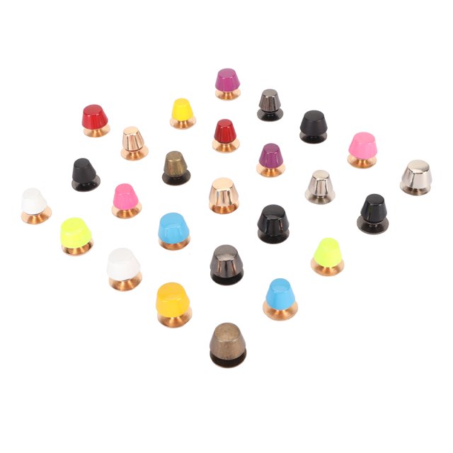 Bag Feet Nailhead, Screwback Studs Nailheads Rust Proof 26pcs For Handbag For DIY Leather Craft