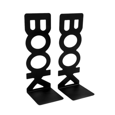 EGNMCR Room Decor, Home Decor, Wall Decor, Holiday Products Bookshelf Bookends Suitable For Bookshelf File Bookends Desktop Bookends Book Decoration Shelf Office Notebook Metal Bookshelf Bookends