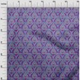 thumbnail image 2 of oneOone Georgette Viscose Fabric Damask & Floral Block Printed Fabric 1 Yard 42 Inch Wide, 2 of 4