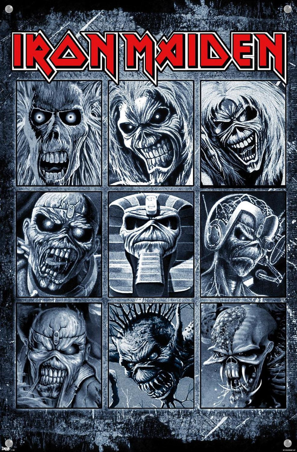 Iron Maiden - Grid Wall Poster