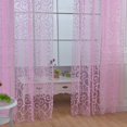 thumbnail image 1 of tredstone Home Hotel Window Curtain Replacement Bedroom Breathable Full Drape Privacy Protection Decoration Furniture Accessory Pink, 1 of 7