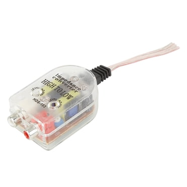 Unique Bargains Converter Adapter Output to RCA Line Control Car High to Low Impedance