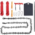 thumbnail image 4 of 53 Inch Hand Rope Chain Saw Sharp Manual Tree Limb Chain Saw with 68 Teeth Folding Pocket Rope Chainsaw Tree Cutting Tool for Gardening Camping Survival Gear, 4 of 10