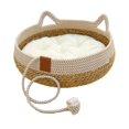 thumbnail image 1 of Cat Bed Comfortable Durable Anti Slip Bottom Wear Resistant Cat Scratch Pad Nest M White, 1 of 7