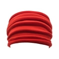 thumbnail image 1 of ziyahi 1PC Foldable Yoga Headband Nonslip Elastic Stretch Hairband Turban Running Red 1Set, 1 of 6