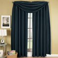 thumbnail image 4 of sheetsnthings Navy One Soho Scarf Window Treatment 42x216 Long, 4 of 4