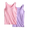 thumbnail image 4 of Womens Cotton Camisole Adjustable Camisole With Frame Bra Stretch Undershirt, 4 of 6