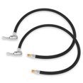 thumbnail image 1 of Unique Bargains 2pcs 60cm Car Tire Valve Connect Air Chuck Inflator Pump Extension Hose Adapter Black, 1 of 6
