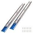 thumbnail image 1 of VESLA HOME 5 Pairs 16 Inch Soft Close Drawer Slides 3-Section Full Extension Metal Ball Bearing 110 LB Capacity Side Mount Slow Close Cabinet Drawer Hardware Slide Runner, 1 of 5