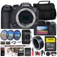 thumbnail image 1 of Canon EOS R7 Mirrorless Camera 5137C002 Canon EF 50mm Lens 0570C002 Canon Mount Adapter Sony 64GB TOUGH SD Card Filter Kit Bag Charger LPE6 Battery Card Reader International Model, 1 of 8