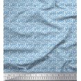 thumbnail image 1 of Soimoi Velvet Fabric Fish Ocean Printed Fabric 1 Yard 58 Inch Wide, 1 of 2
