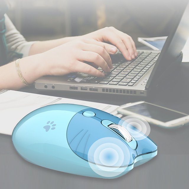 WIFKLSIIPG DPI Wireless Mouse Bluetooth Computer 2.4GHz PC 1600 Adjustable Laptop Mouse Mouse Wireless Mouse