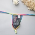 thumbnail image 2 of Rbaofujie Men'S Boxer Shorts Men's Netting Breathable Sexy Underwear Rope U-shaped Pouch Exquisite Design T-back Boxers Men Underwear Boxer Brief, 2 of 6