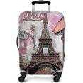 thumbnail image 5 of Travel Luggage Cover Suitcase Protector Fits 18-32 Inch Luggage Wheel Covers Patterned Travel Related Items Flower Luggage Protector Elastic Luggage Anti-scratch Suitcase Cover M, 5 of 5
