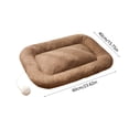 thumbnail image 2 of Pet Mat, Winter Warm Thickened Dog Cat Kennel Mat, Flax Material, Comfortable Cozy, Waterproof Easy to Clean, Versatile for Kennel Sleeping Pad, Cold Weather Protection, Pet Bedding, 2 of 6