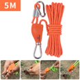 thumbnail image 3 of jinwen Pulley Ratchet Rope Hanger Reflective Wind Rope Tensioner for Camping Hiking 6mm 6mm 5m Orange, 3 of 9