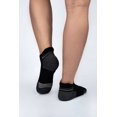 thumbnail image 4 of OTECKA Unisex Basic Performance Ankle Socks with Moisture-Wicking - Cushion Comfort Ankle Socks, Black- 6 Packs, Large-X-Large, 4 of 5