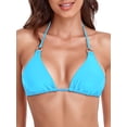 thumbnail image 1 of RELLECIGA Women's Triangle Bikini Top Swimsuit Swimwear, 1 of 6