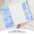 thumbnail image 2 of SHISUYAN Handmade Fabric Book Sleeve Book Cover Case Composition Notebook Cover Book Protector Artistic Planner For Journal Cover Travel School B5, 2 of 8