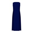 thumbnail image 4 of Meichang Robe Sans Manches en Lin pour Femme, Décontractée d'Été, Col Rond, Robe Débardeur Unie, Robe Évasée de Plage pour les Vacances avec Poches, 4 of 5