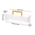 thumbnail image 3 of Meitianfacai Boîte à Outils Transparente et Portable - pour la Fourniture d'Art, le Rangement d'Artisanat Ou d'Outils, Gain de Place, Écologique et Durable, Convient à la Famille, aux Voyages et à Divers Projets, Amateurs d'Art, 3 of 9