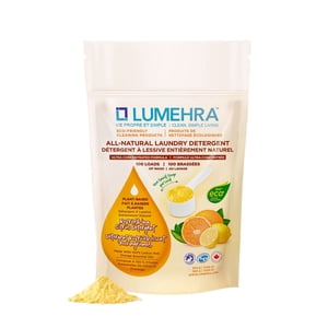 Lumehra Natural Citrus Laundry Detergent Powder 100 Washes 500 grams