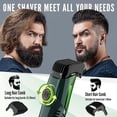 thumbnail image 4 of Dvkptbk Shaving Device for Men Vacuum Beard Shaver for Men Automatic Hair Suction Hairdresser Hairdresser Hairdresser Pusher Adjustable Blade Distance Lcd Digital Display 5ml Home Appliances, 4 of 9
