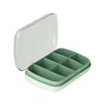 thumbnail image 2 of Weekly Pill Organizer with Pill Cutter | 7 Compartment Travel Pill Case | Portable Medicine Storage Box for Daily Medication and Small Items | Round Pill Container for Home, Office, and Travel, 2 of 3