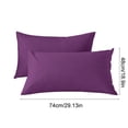 thumbnail image 3 of Staron Cooling Pillow Cases Queen Size Set of 2, All Season Breathable Cooling Pillowcases with Envelope Closure for Hot Sleepers, Purple Pillow Cases, 3 of 6