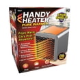 thumbnail image 1 of Tel que Vu à la Télé Handy Heater Pure Warmth Chauffage d’Appoint Céramique Portable 1200W avec Filtre True Shield et Vitesses Réglables, 1 of 7