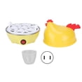 thumbnail image 2 of Electric Egg Cooker Multifunction Chicken Shape Rapid Egg Boiler 7 Egg Capacity Automatic Shut Off Mini Breakfast Machine Electric Rapid Egg Cooker Egg  Hard Boiled, 2 of 8