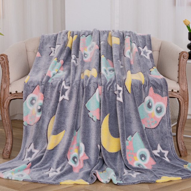 Tyidzon Bedding Cover Blanket Layer Thread Blanket Towel Quilt Double Cotton Conditioning Quilt Summer Quilt Small Blanket Facecloth Blanket Luminous Blanket