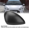 thumbnail image 3 of Side Mirror Cap Cover Black Sporty Look Scratch Resistant Rearview Door Wing Mirror Cap for DS3 2009 to 2015 Automotive Exterior, 3 of 7