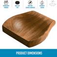 thumbnail image 4 of Spoon Rest, Double Spoon Rest For Stove Top , Heat-Resistant Handmade Wooden Spoon Rest for Kitchen, Wooden Spoon Holder for Kitchen Counter, With Non Slip Silicone Feet, 4 of 5