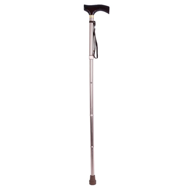 Blind Walking Stick,Wooden Handle Foldable Elderly Foldable Walking Stick Guide Walking Stick Elevated Design