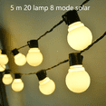 thumbnail image 2 of Solar Powered LED String Lights- Waterproof Patio Lights - Durable String Lights for Outside, Porch, 2 of 5