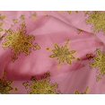thumbnail image 4 of oneOone Silk Tabby Fabric Floral Block Print Sewing Fabric BTY 42 Inch Wide, 4 of 4