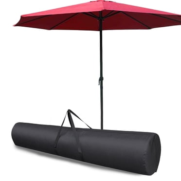 Sac de Rangement Portable pour Parasol de Camping Extérieur et Plage, Grande Capacité, Convient aux Parasols, à l'Épreuve de la Pluie et aux Parasols Solaires, Nylon