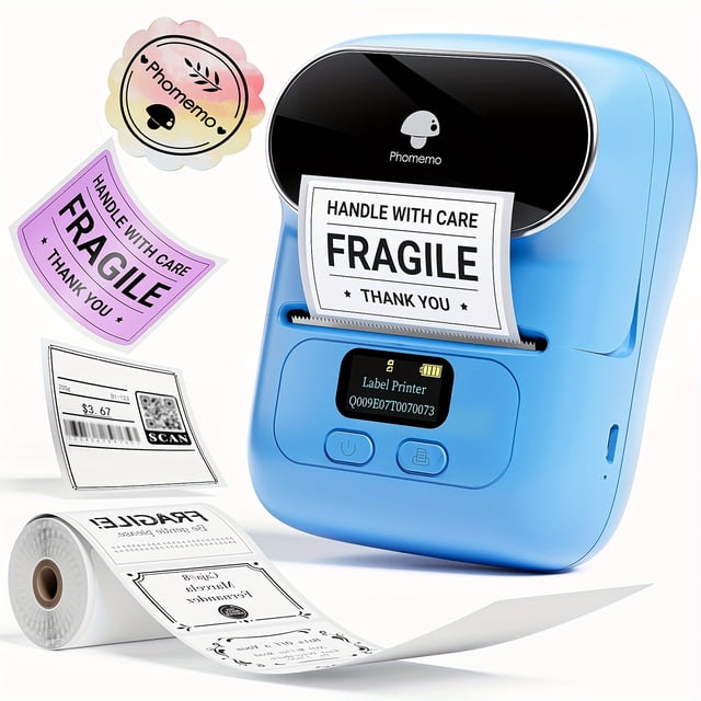 Phomemo M110 Label Maker- Thermal Label Printer, Portable Label Makers For