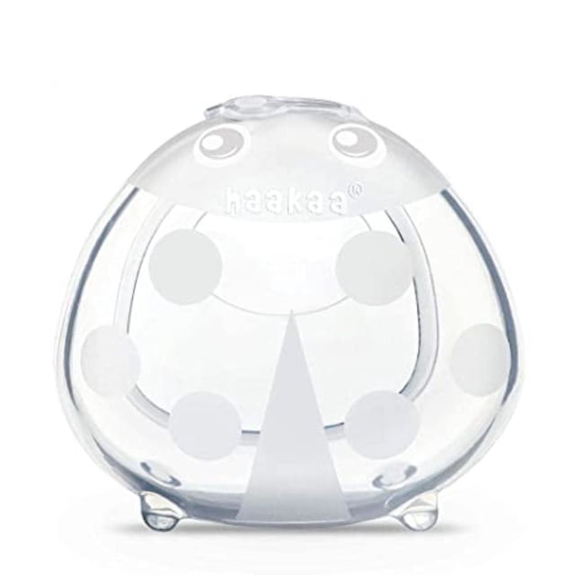 Haakaa Ladybug Silicone Milk Collector, Grey, 75 ml