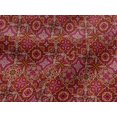 thumbnail image 4 of oneOone Viscose Jersey Fabric Floral & Geometric Ethnic Print Fabric BTY 60 Inch Wide, 4 of 5