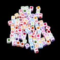 thumbnail image 4 of veasfak 2-5pack 100 Pieces Cubed English Alphabet Beads for Children Educational Toy 4 Pcs, 4 of 9