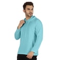 thumbnail image 4 of Inkmeso Solid Winter Hooded Sweatshirt For Mens Long Sleeve Drawstring Pullover Hoodie, 4 of 7