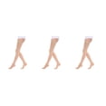thumbnail image 3 of Baohd Soft And Stretchy Compression Stockings Fashionable And Comfortable Toe wrapping - skin L 3Set, 3 of 6