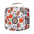 thumbnail image 2 of Weloille Oxford Cloth Cartoon Lunch Bag 1 Piece, Insulated Thermal Lunch Tote with Handle, Lightweight Leak Proof Food Container Bag, Portable Lunch Box Bag for Boys Girls Outdoor Picnic Travel, 2 of 6