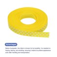 thumbnail image 3 of Uxcell Grosgrain Ribbons with White Dots Ribbon Bow Decoration Crafts Gift Wrapping Wedding Yellow 25 Yards 3/8 Inch, 3 of 7